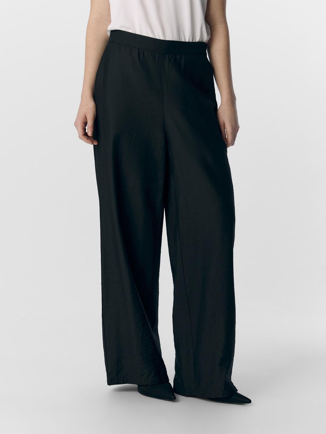 OBJYUI Trousers - Black - VERO MODA & VILA Bergvik